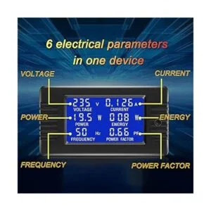 CrocSee AC 80260V 100A CRS022B Pantalla LCD de corriente_3