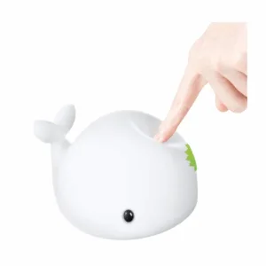 Bonita luz nocturna de ballena para niños Kawaii bebé_1