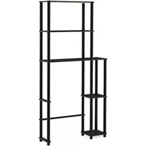 Furinno TurnNTube con 5 estantes de ahorro de espacio para_1