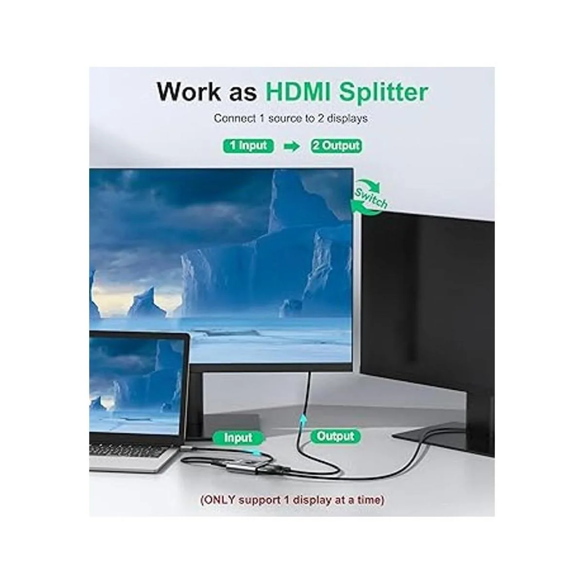 Interruptor HDMI de 4 K a 60 Hz conmutador HDMI_2