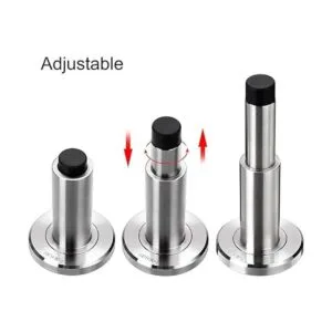 Sumnacon Tope de puerta ajustable resistente Tope de_4