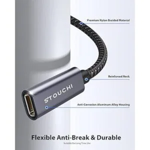 Stouchi Cable de extensión USB C Thunderbolt 3 cable USB_3