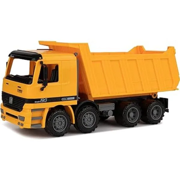 Juguete para excavadora y camión volquete para niños_3
