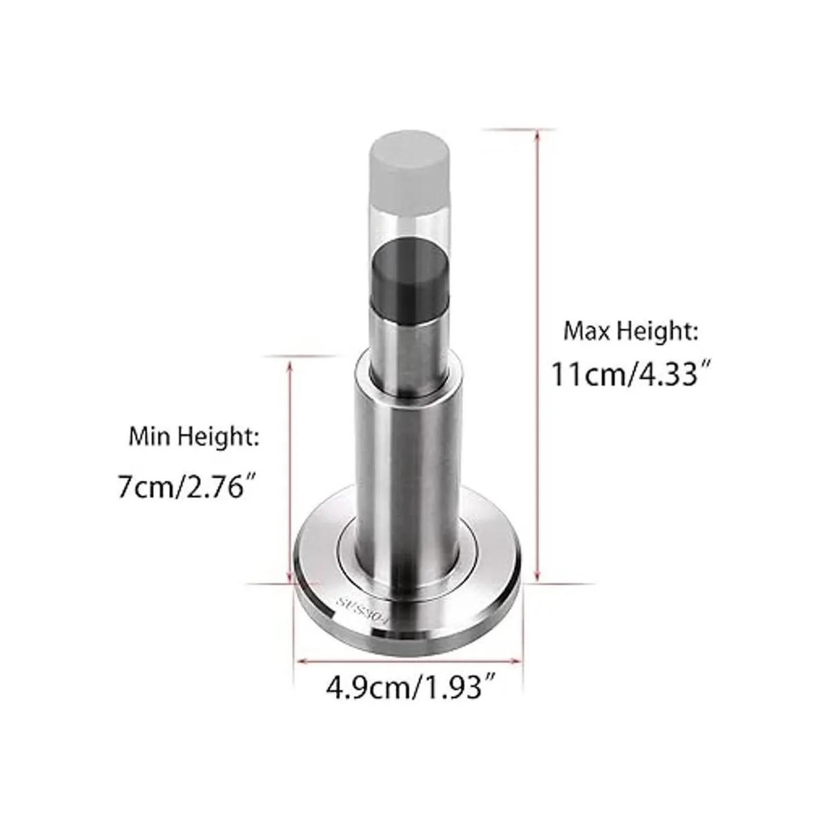 Sumnacon Tope de puerta ajustable resistente Tope de_3