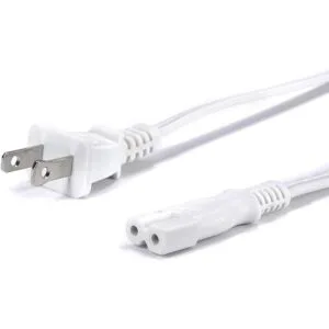 Cable de alimentación polarizado de 2 puntas con núcleo de_1