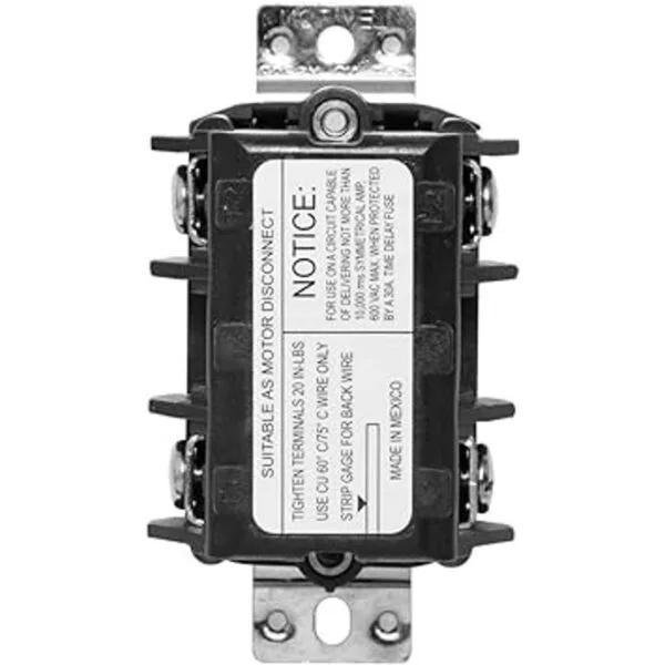 Leviton MS303DSW 30 amperios 600 voltios tres polos_2