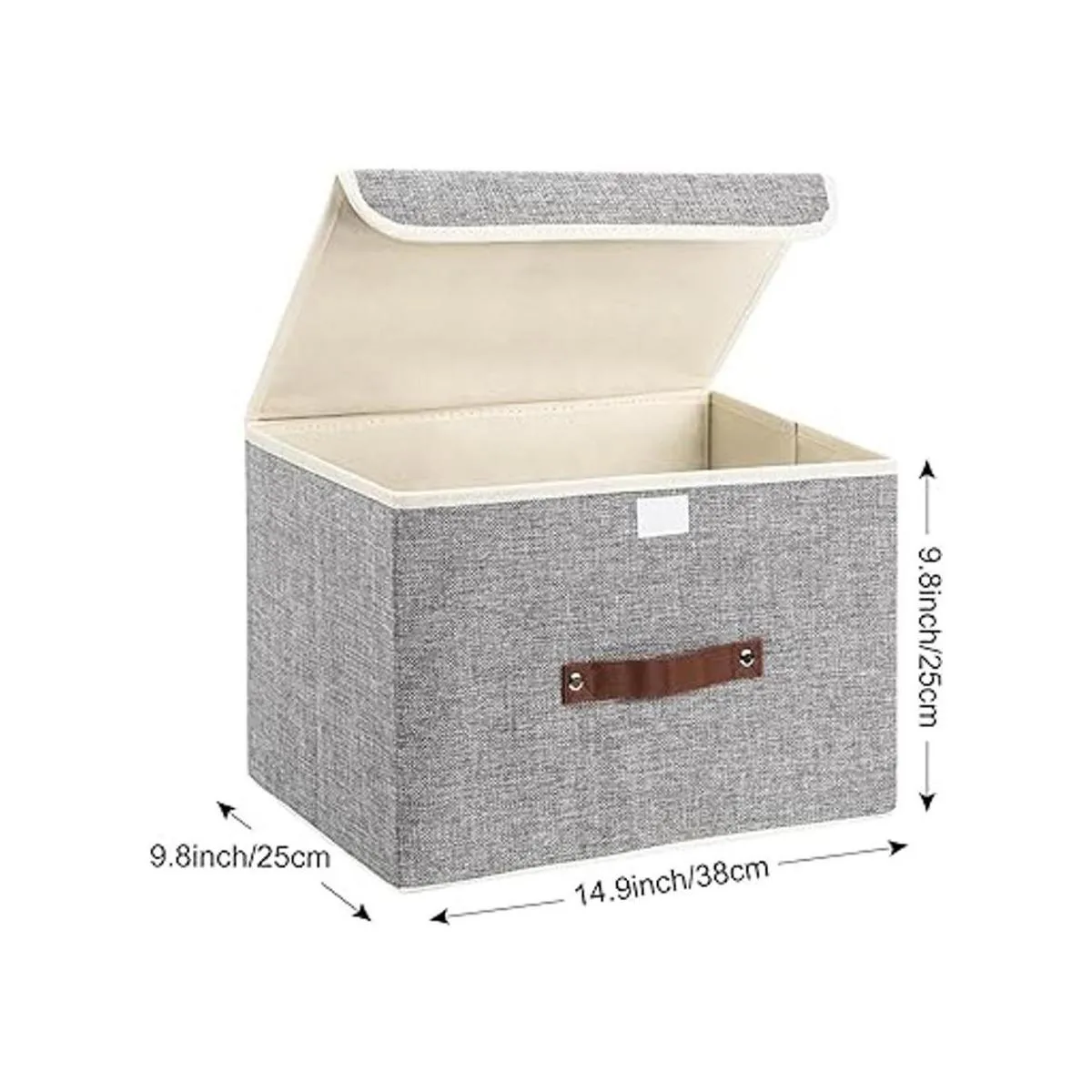 TYEERS Canastas de almacenamiento plegables 2 unidades_2