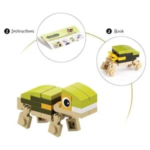 IAMGlobal Mini bloques de construcción 12 en 1 animales_2