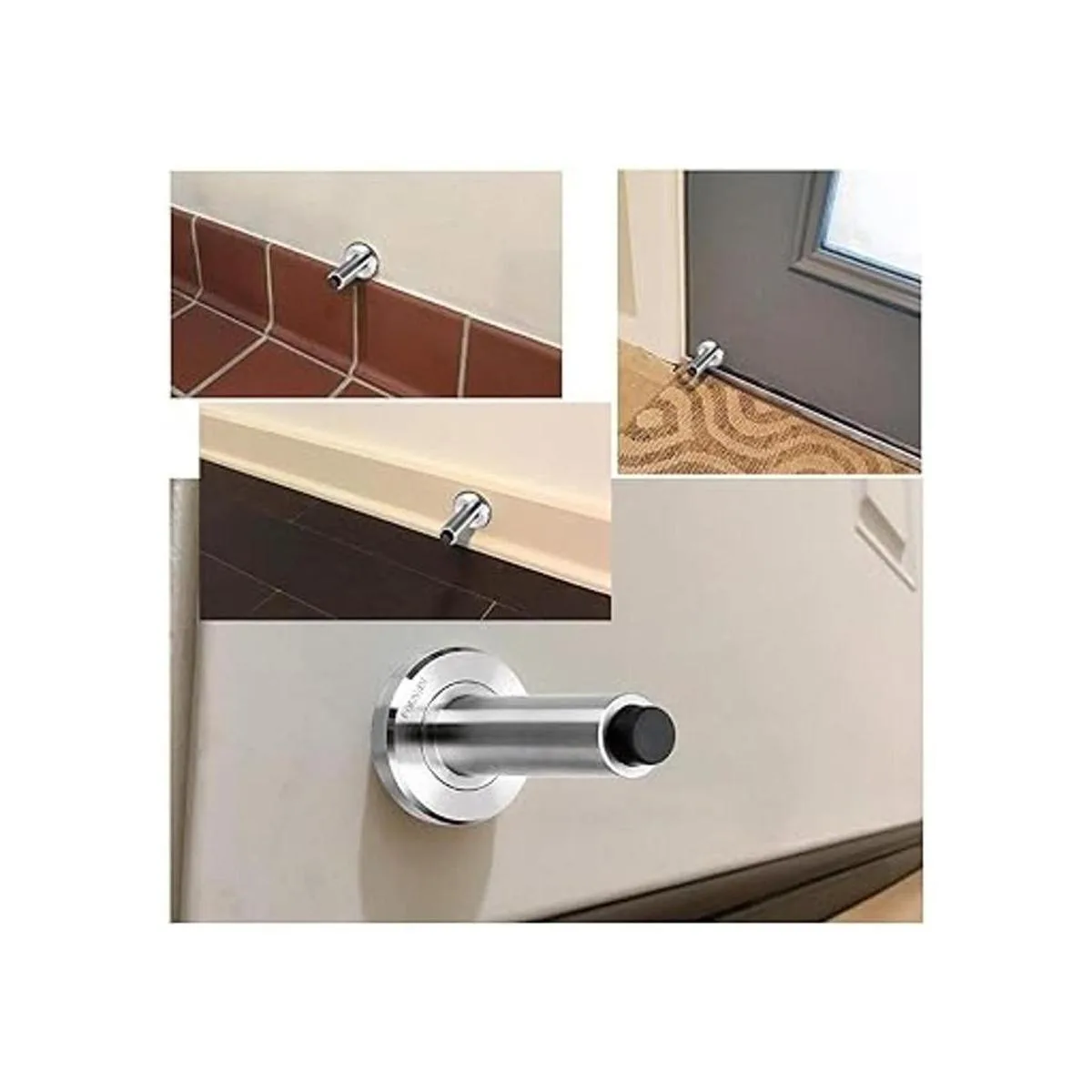 Sumnacon Tope de puerta ajustable resistente Tope de_2