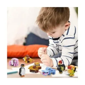 IAMGlobal Mini bloques de construcción 12 en 1 animales_6