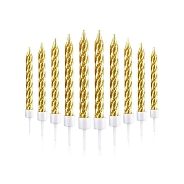 Blulu 50 velas de pastel en espiral en soportes velas_1