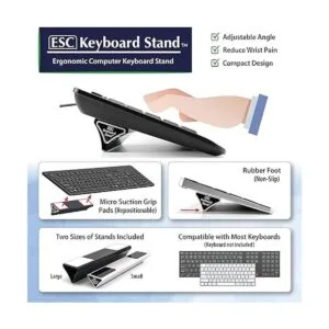 ESC Soporte para teclado y laptop ángulos ergonómicos_5