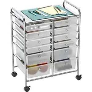 Simple Houseware Carro utilitario con 12 cajones_1