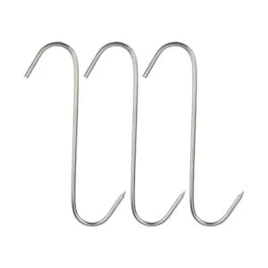 TinaWood Ganchos dobles de acero inoxidable 3 ganchos_3