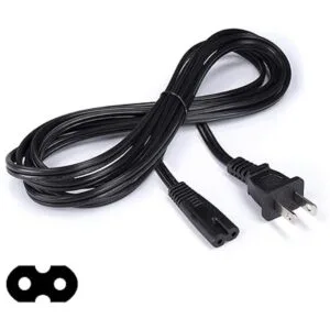 Cable de alimentación Figura 8 2 puntas con núcleo de_2