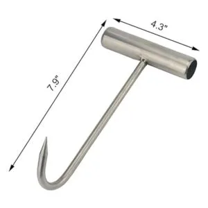 Tinsow 2 ganchos en T de acero inoxidable con mango en T_3