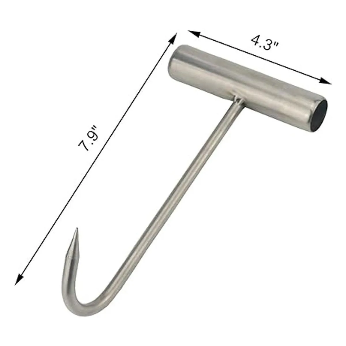 Tinsow 2 ganchos en T de acero inoxidable con mango en T_3