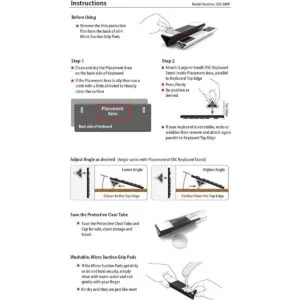 ESC Soporte para teclado y laptop ángulos ergonómicos_6