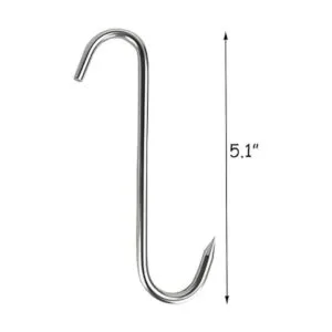 TinaWood Ganchos dobles de acero inoxidable 3 ganchos_4