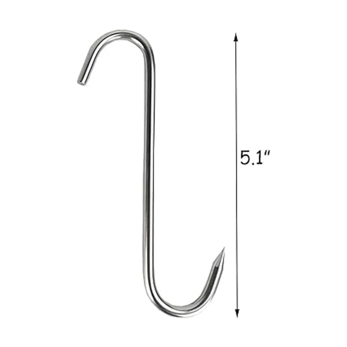 TinaWood Ganchos dobles de acero inoxidable 3 ganchos_4