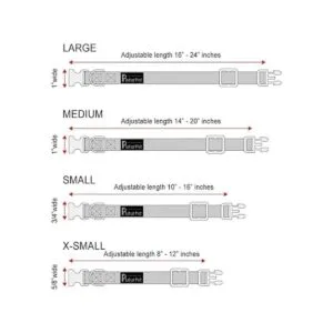 Collar de apoyo para mascotas de Plutu impreso en letras_5