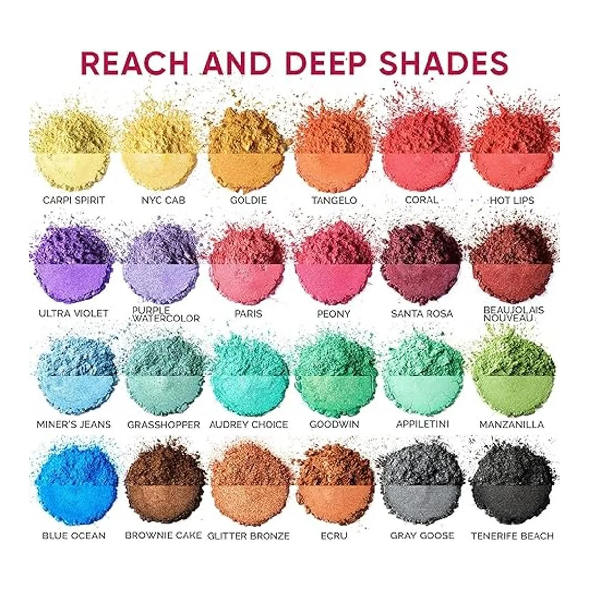 Set de 24 colores surtidos de polvo de mica de grado_2