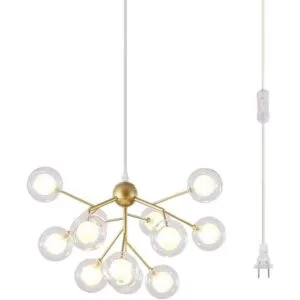 Dellemade DD00134B Lámpara de techo colgante 12 luces_1