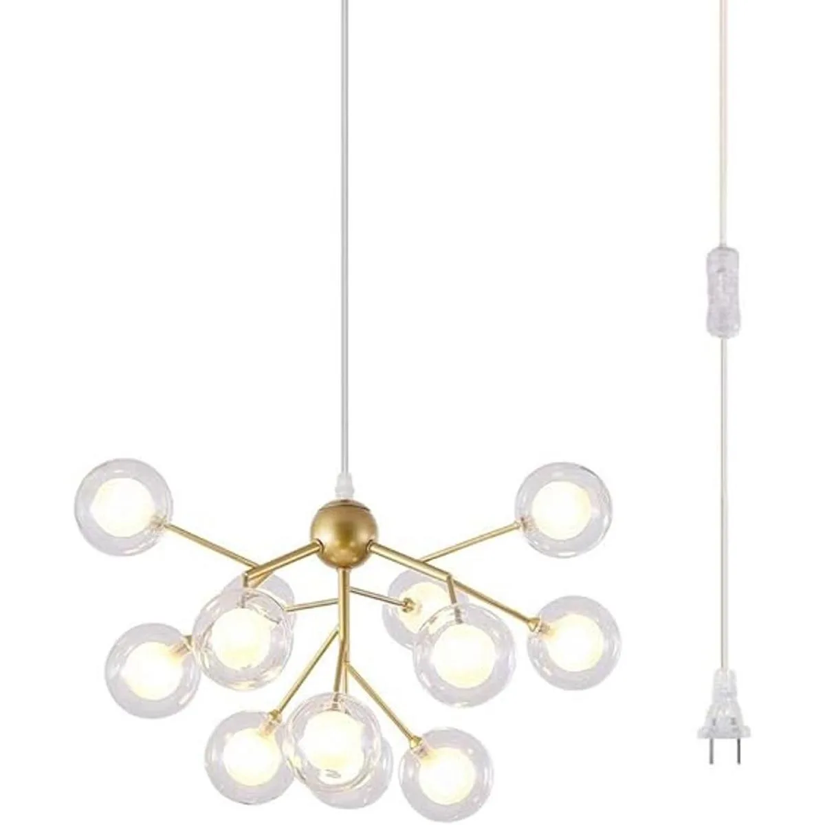 Dellemade DD00134B Lámpara de techo colgante 12 luces_1