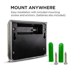 Home Zone Luces solares de seguridad para pared poste de_5