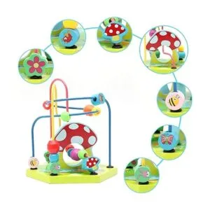 LAVIEVERT Cubo de juego de madera 9 en 1 centro de_3