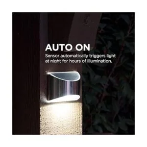 Home Zone Luces solares de seguridad para pared poste de_4