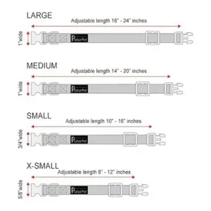 Collar para perro de Plutus impreso en letras grandes_5