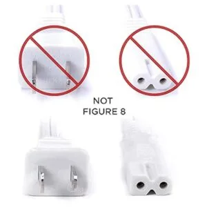 Cable de alimentación polarizado de 2 puntas con núcleo de_3