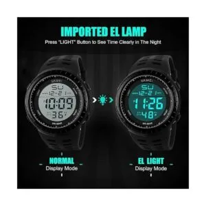 LYMFHCH Mens Digital Sports Watch Waterproof Military_4