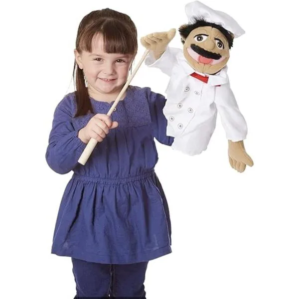 Melissa Doug Títere de chef Al Dente con varilla de_2