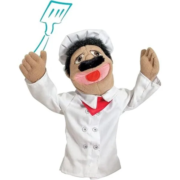Melissa Doug Títere de chef Al Dente con varilla de_5
