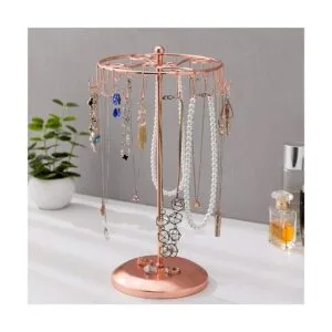 MyGift Organizador giratorio de metal de cobre de 14_2