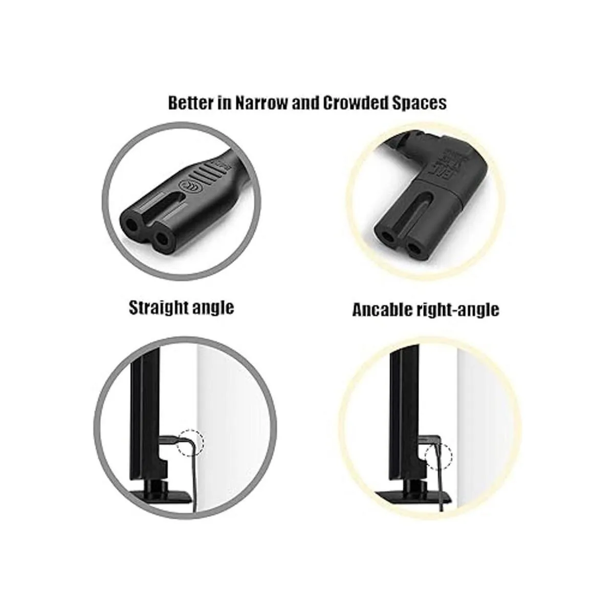 Ancable de alimentación para TV cable de alimentación C7_5