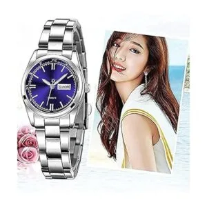 Reloj de pulsera de cuarzo para mujer luminoso_5