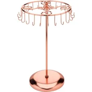 MyGift Organizador giratorio de metal de cobre de 14_3