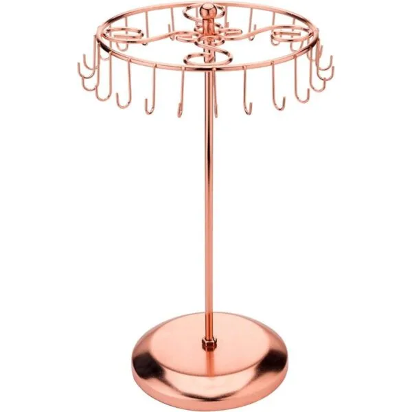 MyGift Organizador giratorio de metal de cobre de 14_3