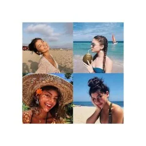 SUNNYCLUE 1 caja DIY 10 pares de aretes de concha de_6