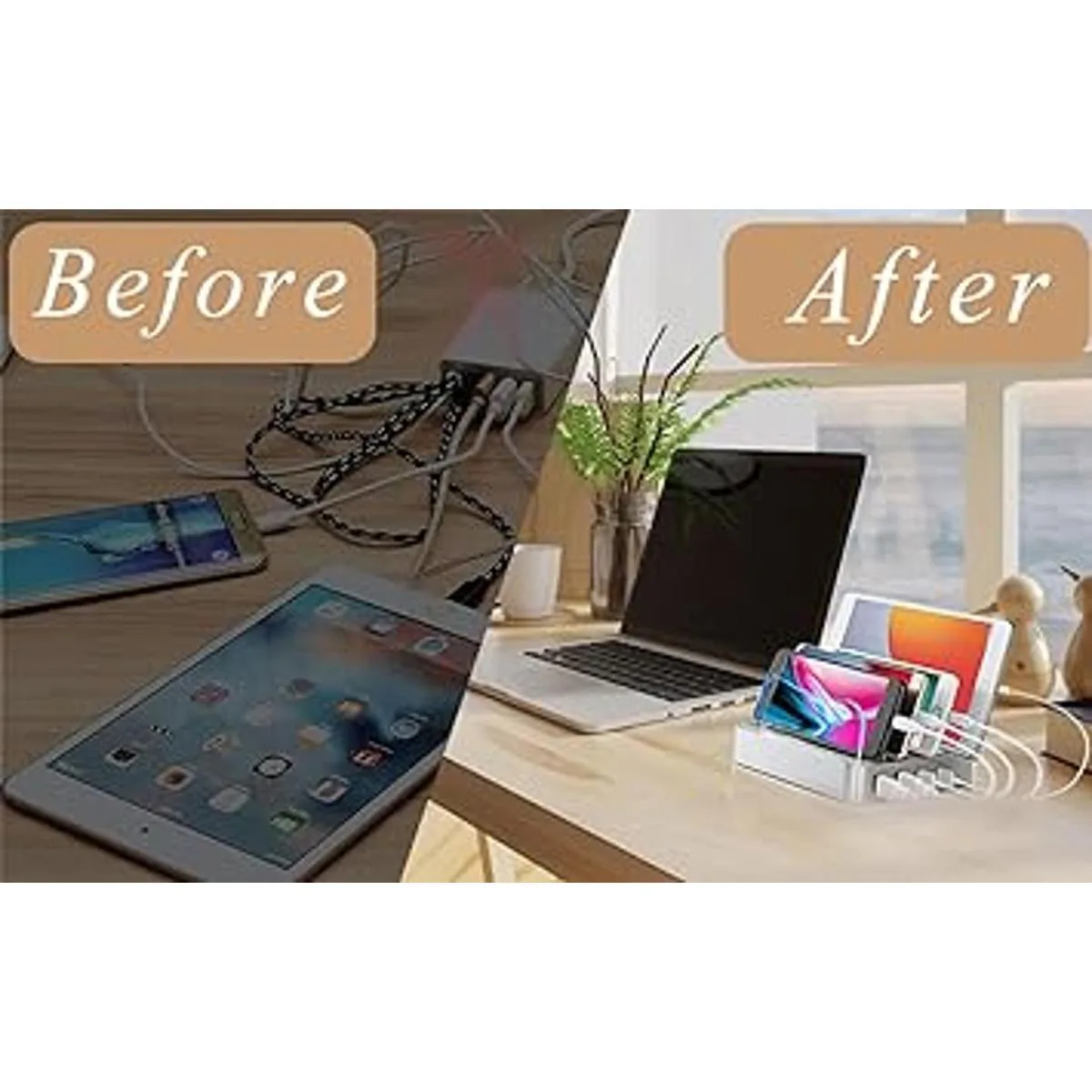 Estación de carga USB Base de carga 4 puertos Estación_2