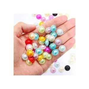 500 cuentas de resina de imitación de flores de sol ABS_3