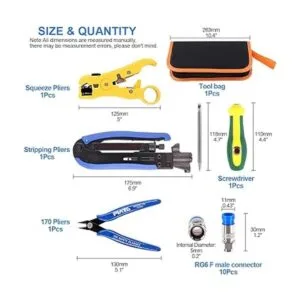 Glarks Kit de cortador de cable eléctrico de compresión_2