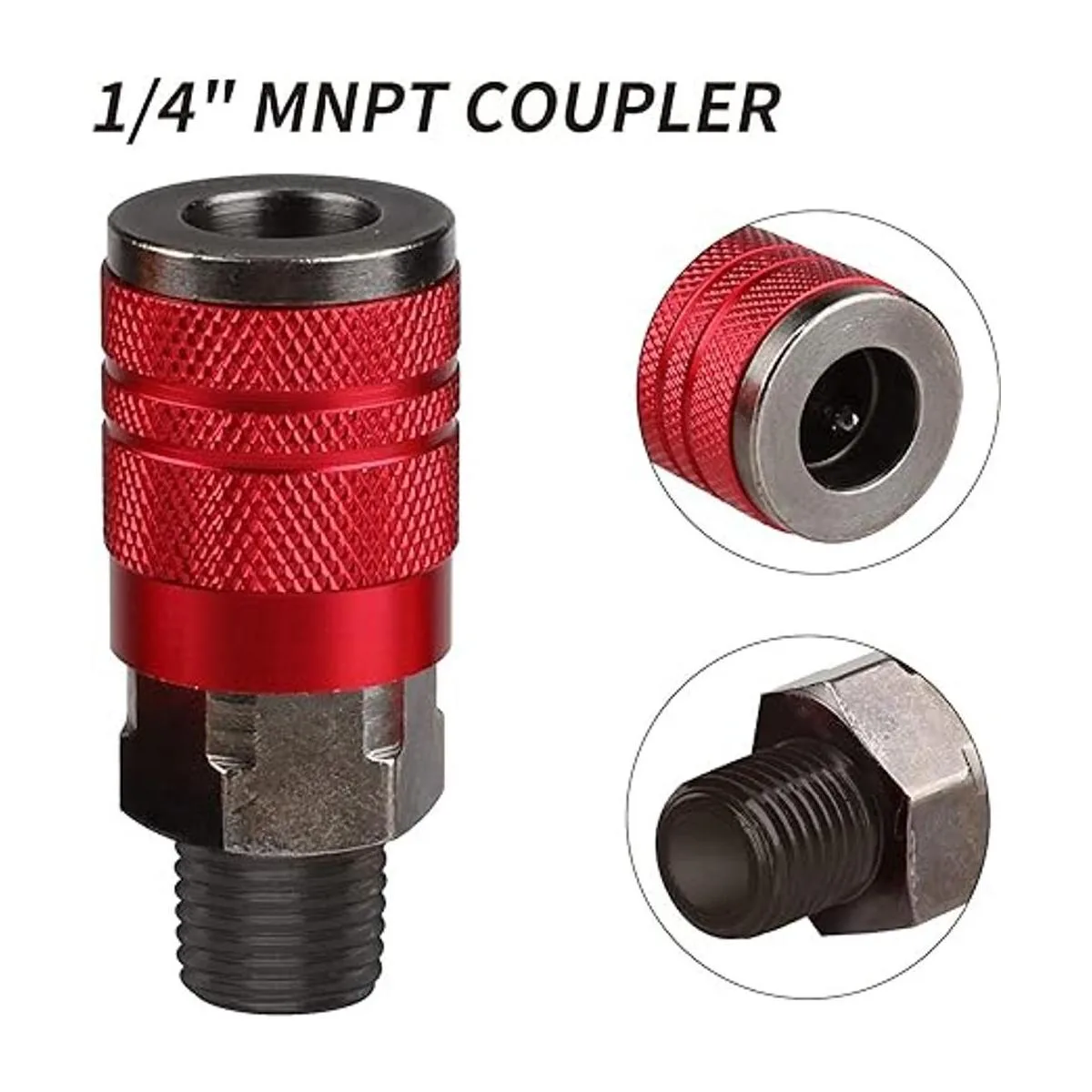 Hromee Colector de aire de 3 vías de aluminio industrial_3