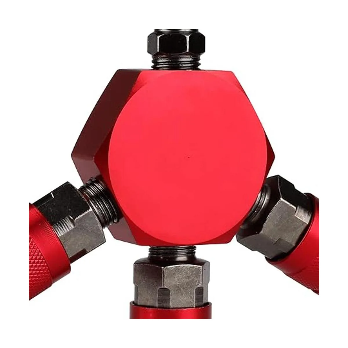 Hromee Colector de aire de 3 vías de aluminio industrial_4