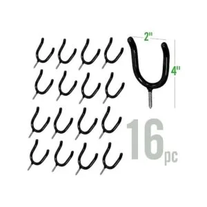 ALAZCO 16 ganchos en U de acero con revestimiento de_6