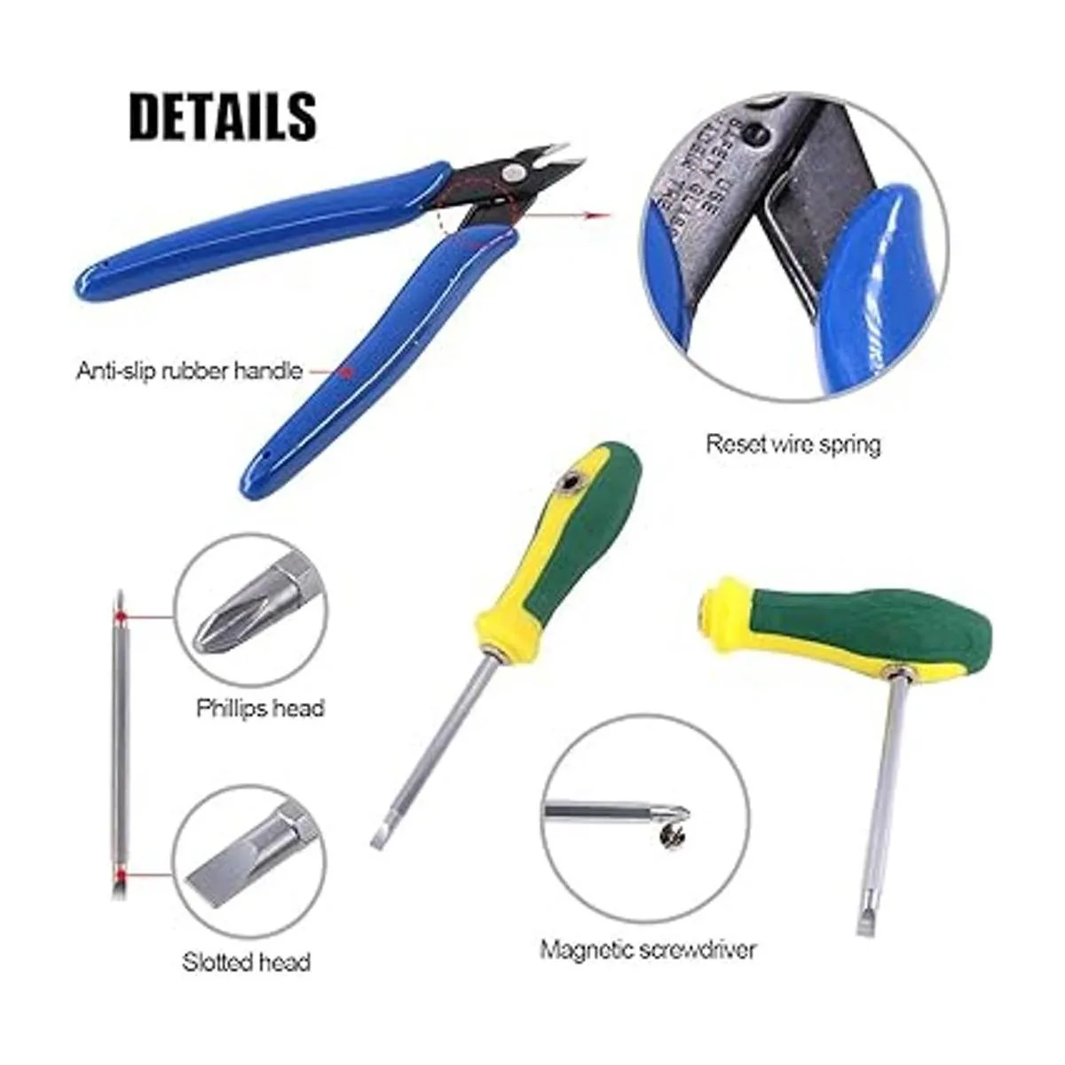 Glarks Kit de cortador de cable eléctrico de compresión_4