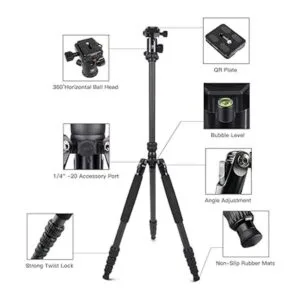 SIRUI Traveler Trípode de cámara 7C de 65.55 pulgadas de_2